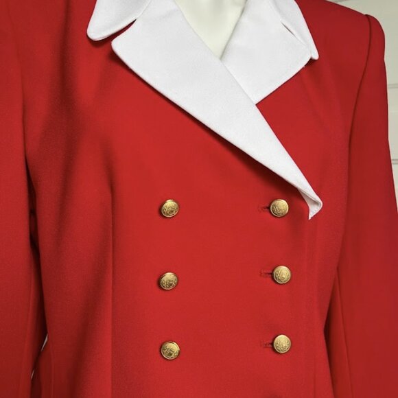 SOLD 80s/90s Red blazer - Picture 2 of 5